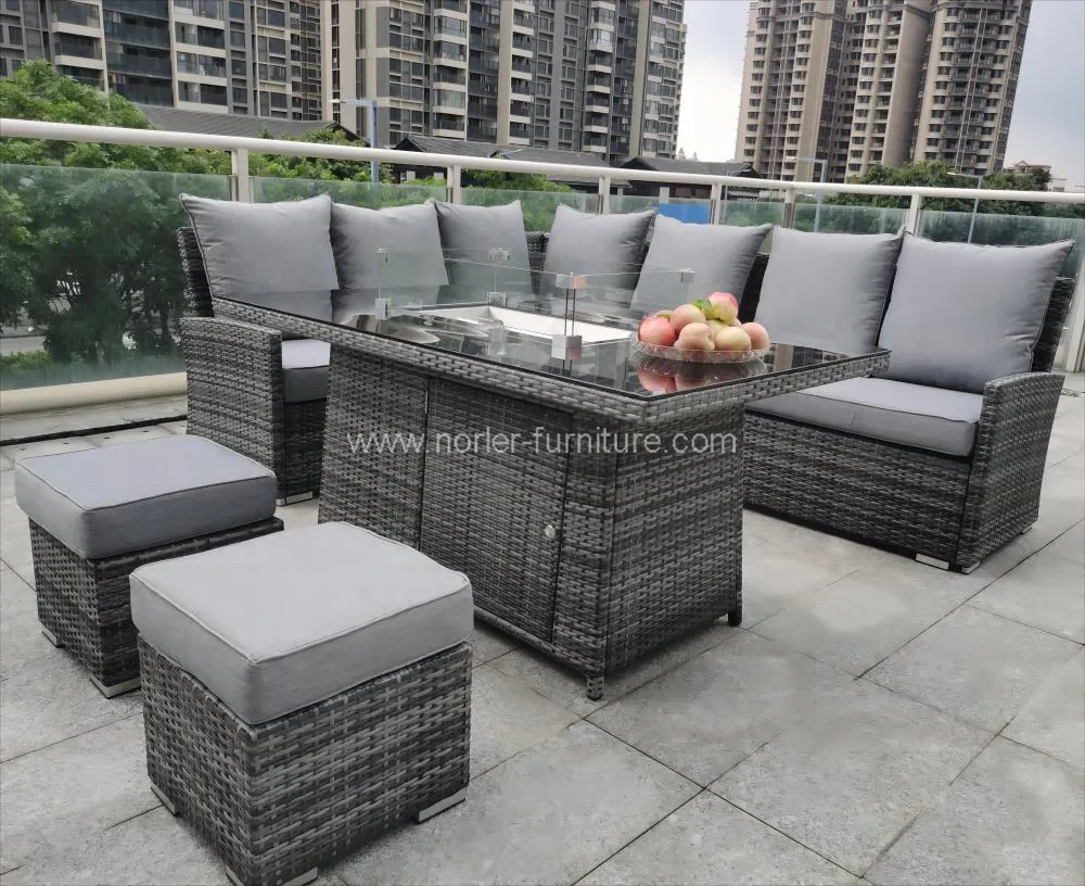 Outdoor Garden Furniture PE Rattan Wicker Sofa