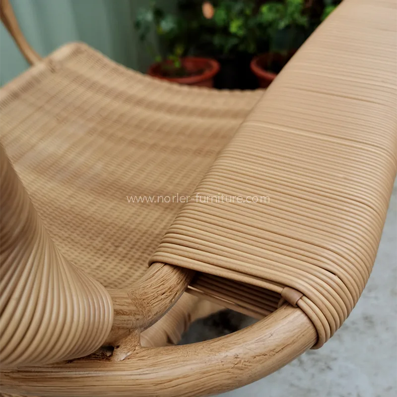 ခေတ်မီရေစိုခံ Outdoor Rattan ဥက်က chair ္ဌ