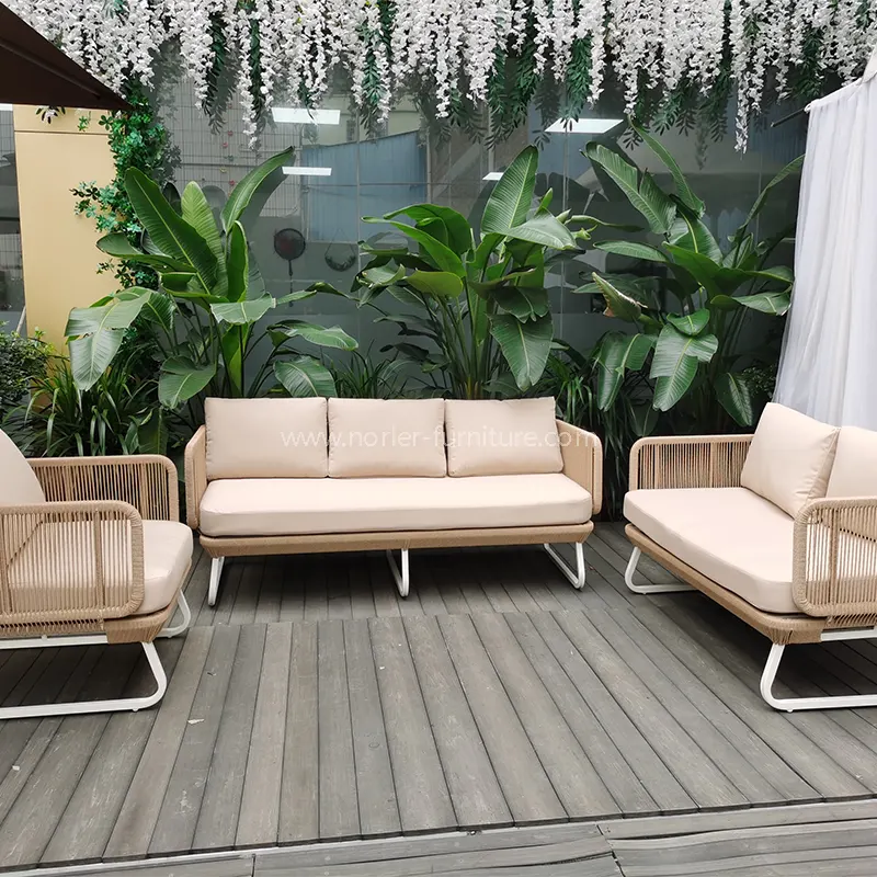 ပြင်ပတွင် Set Aluminum Aluminum Aluminous Alloy Rope Waterproof Fabric SofA SofA